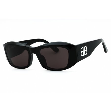 Balenciaga BB0397SA 001 Women's Black Full Rim Frame Sunglasses