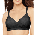 thumbnail image 1 of BALI Black Swirl All Around Comfort Wire-Free Bra, US 34DD, UK 34DD, NWOT, 1 of 5
