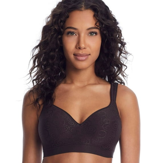 BALI Cocoa Brown Swirl Comfort Revolution Seamless Bra, US 38DD, UK 38DD, NWOT