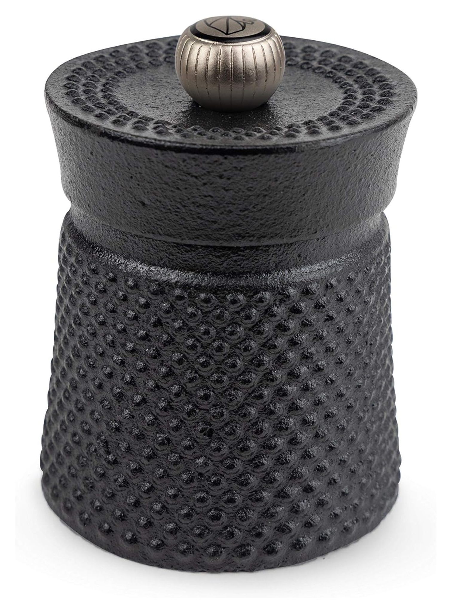 BALI FONTE Cast Iron Pepper Mill, 8cm/3 In, Black