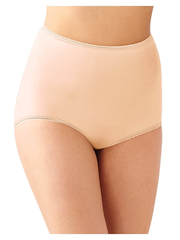 Intimates Beige Full Coverage Underwear Briefs 7 \ L