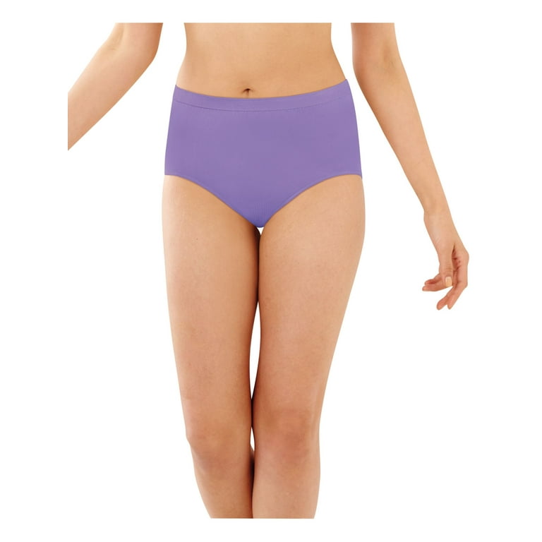 BALI Intimates Purple Underwear Briefs 10-11 