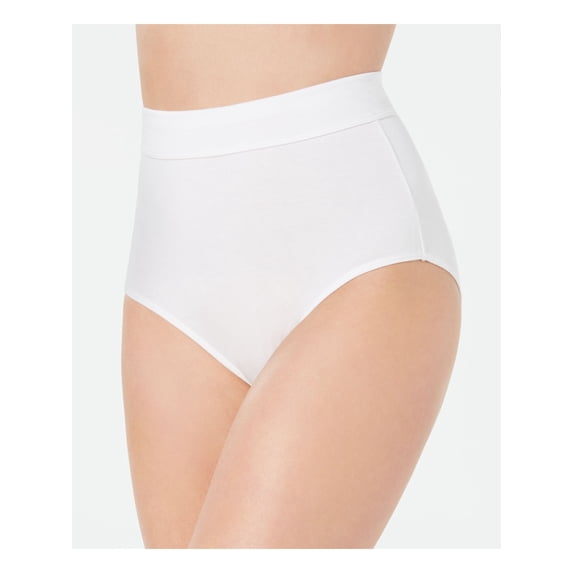 BALI Intimates White Rayon Solid Everyday Brief Size: 8