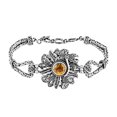 thumbnail image 1 of BALI LEGACY Citrine  925 Sterling Silver Bracelet for Women Jewelry Birthday Christmas Gifts Size 7.25" Ct 2.05, 1 of 6
