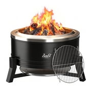 BALI OUTDOORS 22 Inch Smokeless Fire Pit Portable Wood Burning Firepit for Patio and Camping