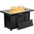 thumbnail image 1 of BALI OUTDOORS 42 in. 60,000BTU Fire Pit Propane Gas Fire Pit Table Rectangular Tile Tabletop, 1 of 11