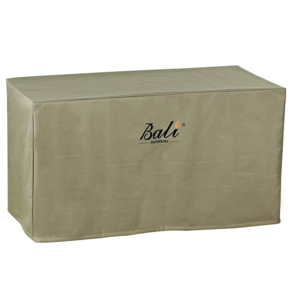 BALI OUTDOORS Rectangular Fire Pit Covers, Brown, 42.2" L x 24.2" W x 22.8" H