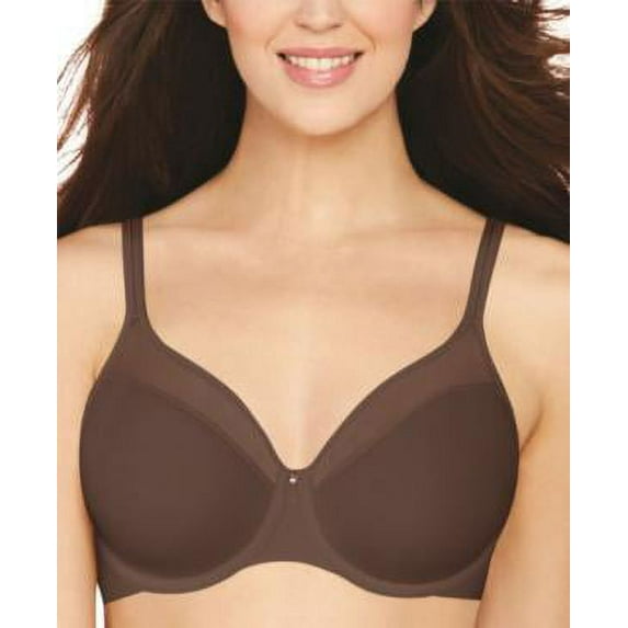 BALI Warm Cocoa Brown One Smooth U Ultra Lite Neckline Bra, US 38D, UK 38D, NWOT