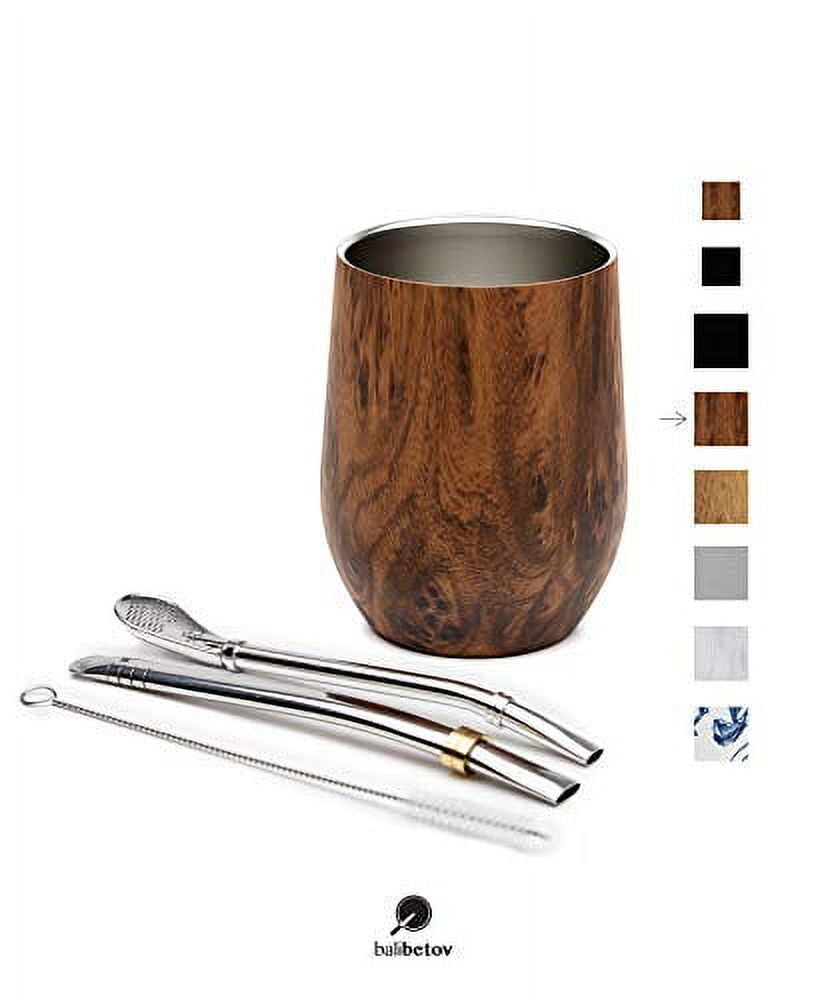 Personalized, Mate cup and bombilla set, Mate cup wood, yerba mate