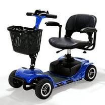 EV Rider CityCruzer 4mph and 30 Miles Range 4 Wheal Electric Mobility Scooter, Blue