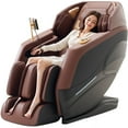 thumbnail image 1 of Balichun 4D Massage Chair, Full Body Zero Gravity Recliner with AI Voice, 15 Auto Modes, Remote, Waist & Calf Heating, Burgundy, 1 of 16
