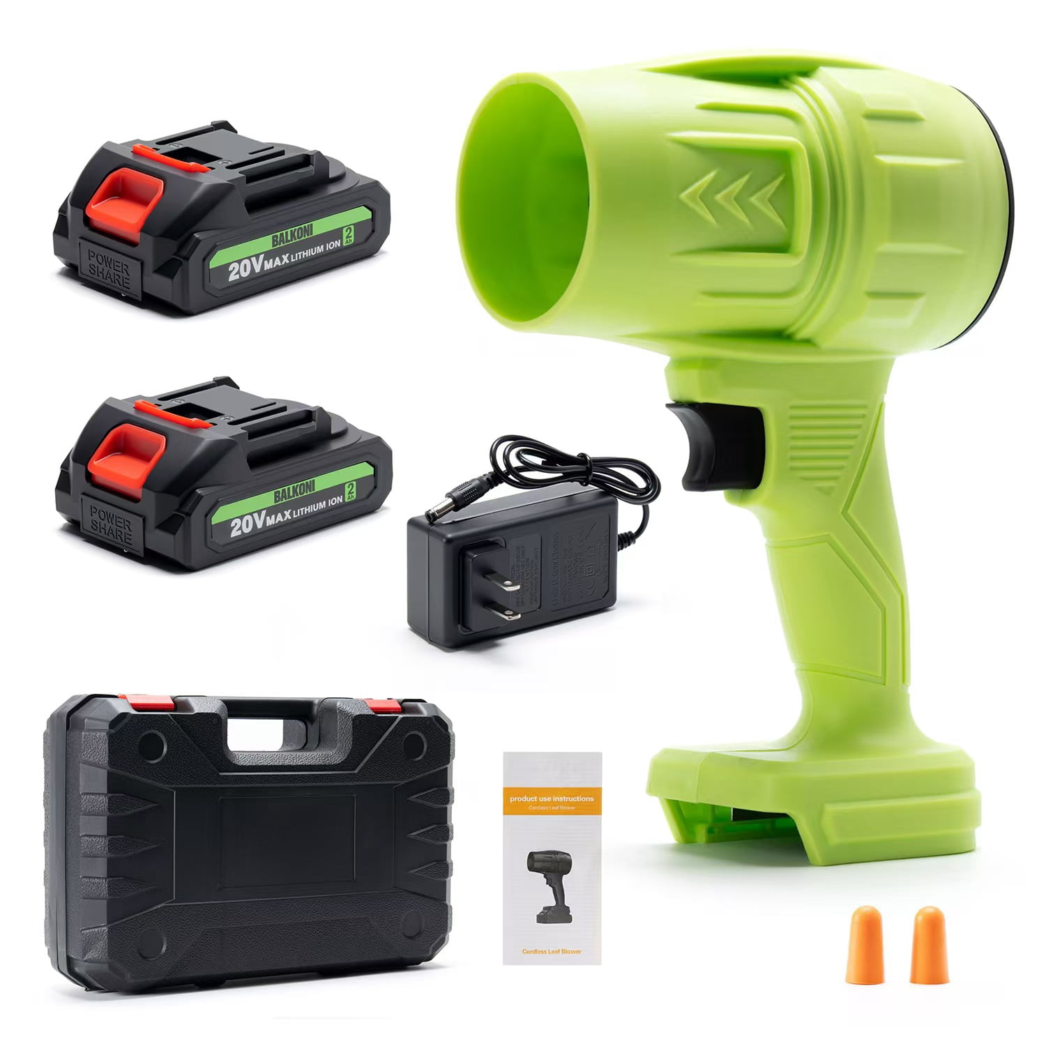 BALKONI Cordless Leaf Blower Electric Jet Blower Portable Dust Cleaner