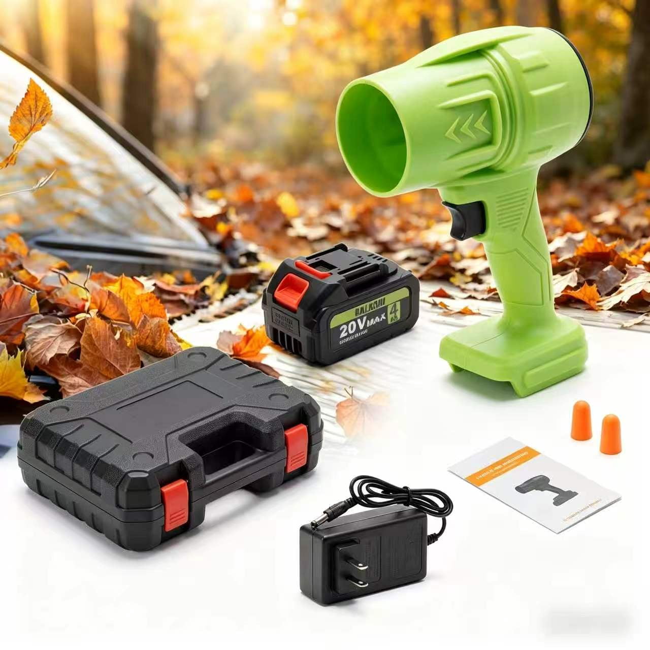 BALKONI Cordless Leaf Blower Electric Jet Blower Portable Dust Cleaner Handheld Blowers