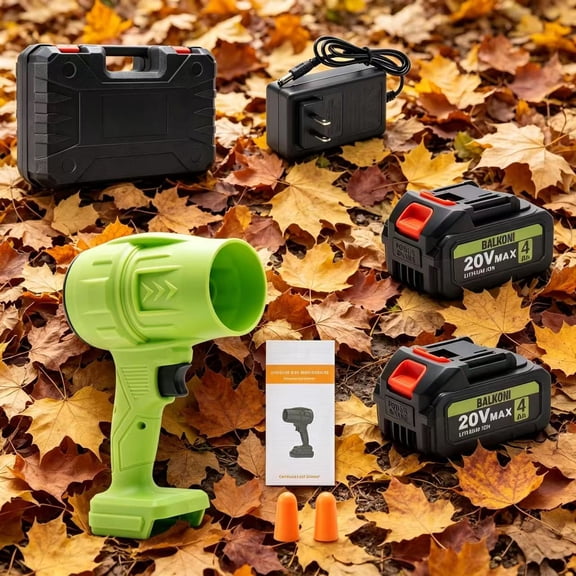 BALKONI Cordless Leaf Blower Electric Jet Blower Portable Dust Cleaner Handheld Blowers