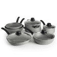 thumbnail image 1 of BALLARINI Parma by HENCKELS 10-Piece Forged Aluminum Nonstick Cookware Set, Pots and Pans Set, Granite, Made in Italy, 1 of 11