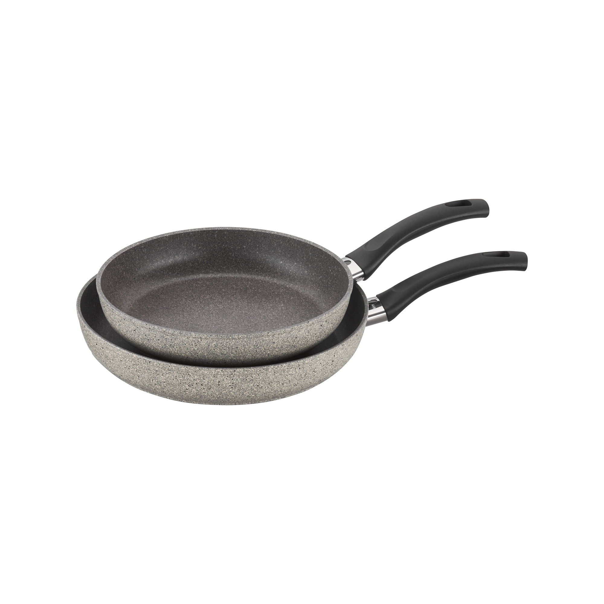 Gray Aluminum Nonstick Ceramic Coating Fry Pan Set