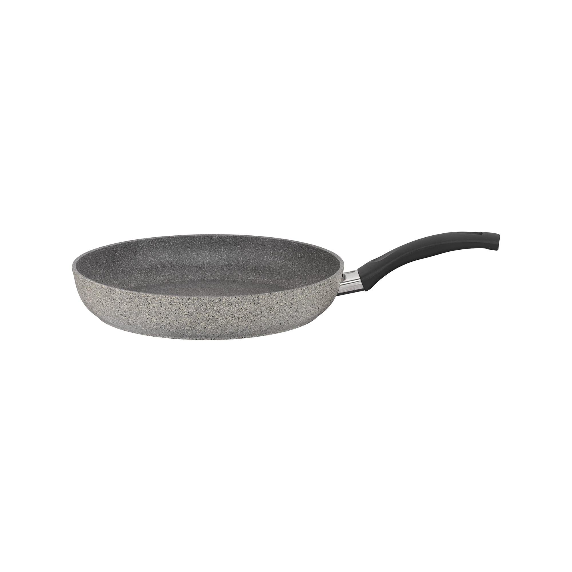 12-Inch Gray Aluminum Nonstick Fry Pan with Ceramic Coating