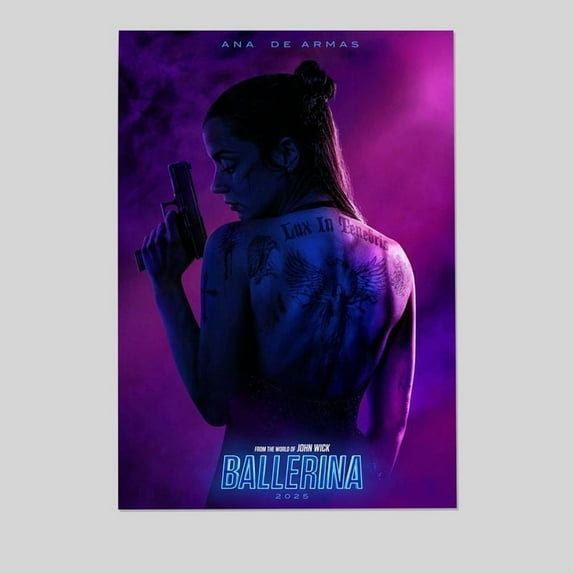 BALLERINA MOVIE POSTER 2025- INTL Advance - Ana De Armas - Keanu Reeves - Size 24''x36'' - Kiloa