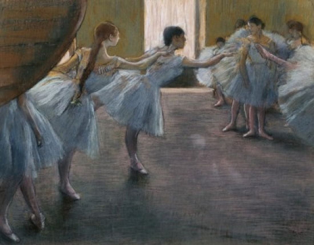 BALLERINA THE Degas Edgar 1834 d1917 French Pushkin Museum of Fine Arts Moscow Canvas Art - Edgar Degas (24 x 36)