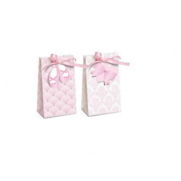 BALLET Favor Boxes - 8 Pack Ballet Party| Ballet Girl's Party| Ballerina Birthday| Ballet Birthday| Ballerina Table Decor | Party Supplies