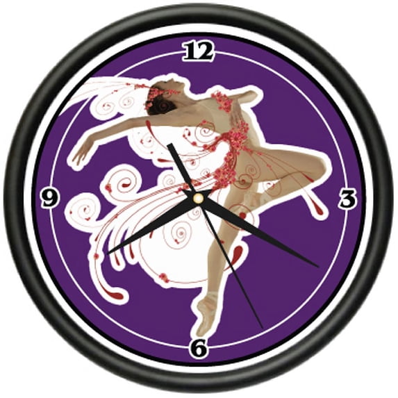 BALLET Wall Clock dancer dancing dance shoes gift