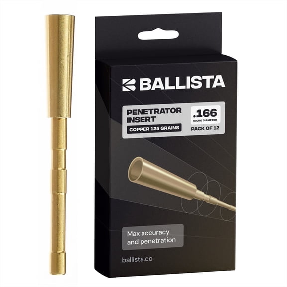 Ballista Copper Penetrator Insert Adapter Connect Archery Micro-Diameter Arrow Shaft ID 4.2mm with Standard Tips & Broadheads (12pcs)