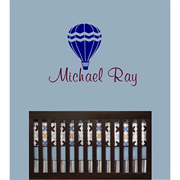 BALLOON (CUSTOM NAME) ~ Wall Decal 13" X 18"
