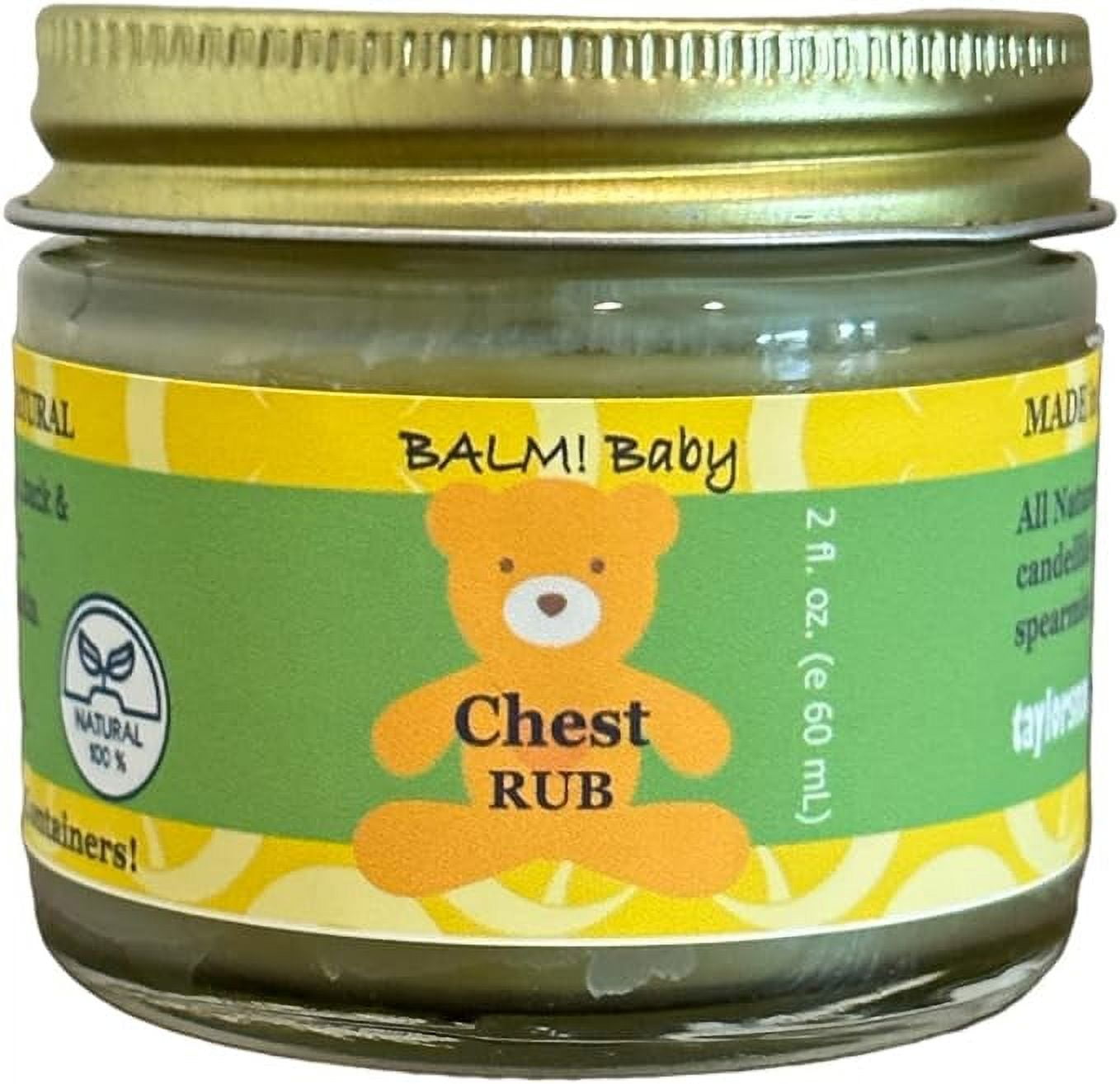 BALM! Baby Chest Rub Soothing Natural Chest Rub Balm with Eucalyptus