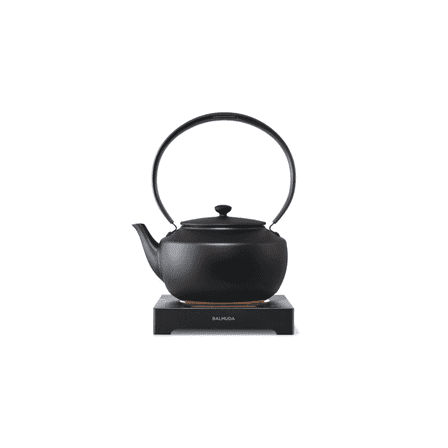 BALMUDA MoonKettle | Electric Kettle with Temp Control (122°F - 212°F) | HOLD & Keep Warm | 900ml (30 fl oz) | Soothing Ambient Light & Sound | Precision Pour Spout | Black