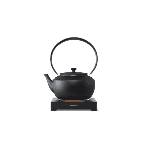 BALMUDA MoonKettle | Electric Kettle with Temp Control (122°F - 212°F) | HOLD & Keep Warm | 900ml (30 fl oz) | Soothing Ambient Light & Sound | Precision Pour Spout | Black