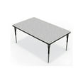thumbnail image 1 of BALT Activity Table - 36"X60" Rectangle - Gray Nebula Top Surface - Black Edgeband, 1 of 1