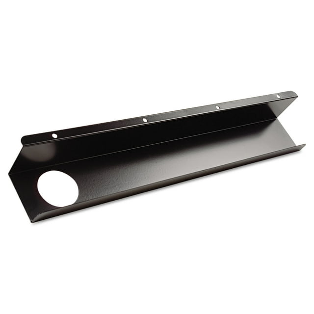 BALT Split-Level Training Table Cable Tray, Metal, 21-1/2w x 3d, Black, 2/Pack