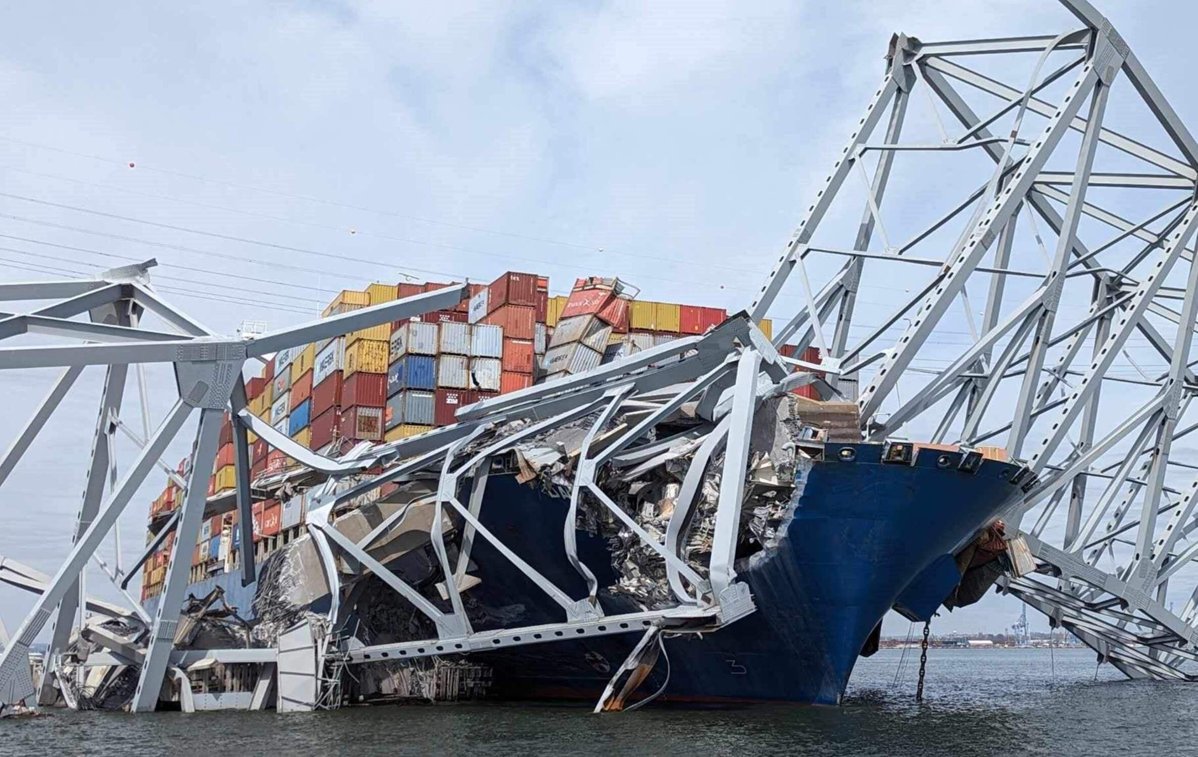 BALTIMORE MARYLAND FRANCIS SCOTT KEY BRIDGE COLLAPSE POSTER PICTURE ...