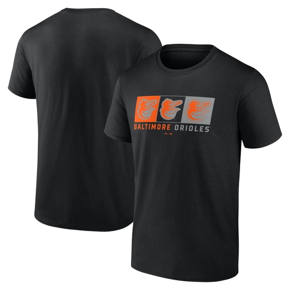 Baltimore Orioles Men's Black Mind Game Cotton T-Shirt, Up to Size 3XL