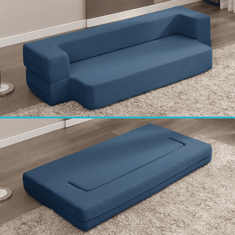 BALUS Folding Sofa Bed, Convertible Sleeper Sofa Bed Queen,Floor