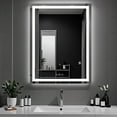thumbnail image 1 of BALUXCA 20"X28" LED Bathroom Mirror with Radar body sensing，Front&Back Lights, Anti-Fog, Dimmable, 3-Color Memory Function，HD Tempered Glass UL-Listed Driver, 1 of 9