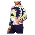 thumbnail image 1 of BAM BY BETSY & ADAM Womens White Tie Dye Sweatshirt L, 1 of 4