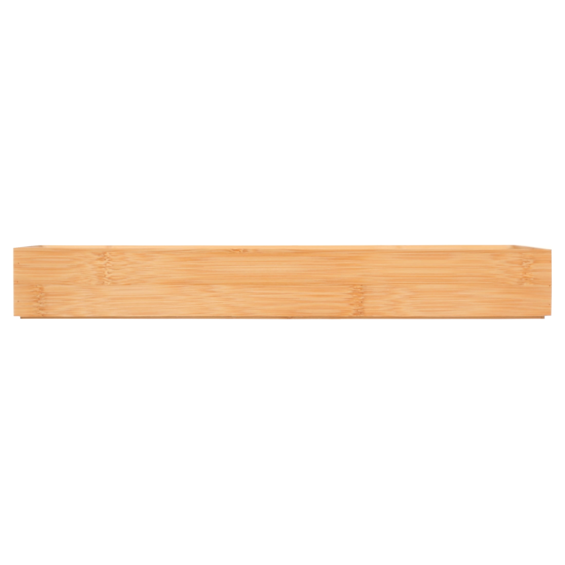 Better Homes & Gardens Bamboo Long Drawer Organizer, 15 IN W x 5.98 IN D x 1.97H, Natural Bamboo Color
