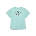 thumbnail image 1 of Weekend Academy Girls Short Sleeve Boxy Graphic T-Shirt, Sizes 4-18, 1 of 3