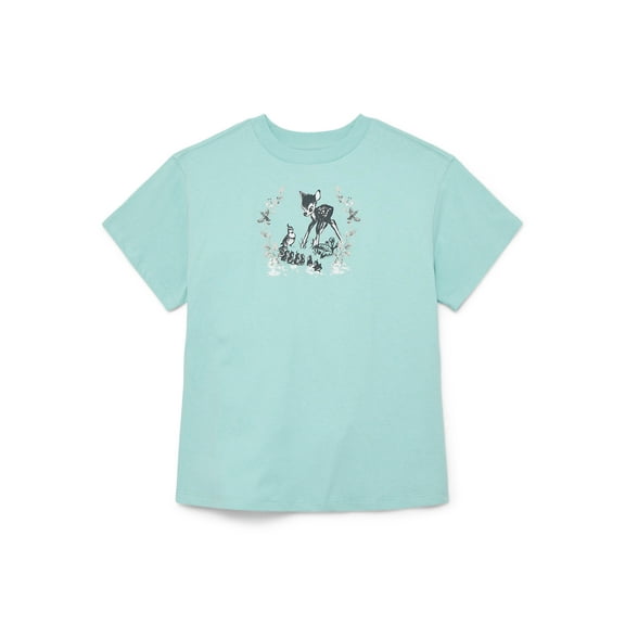 Weekend Academy Girls Short Sleeve Boxy Graphic T-Shirt, Sizes 4-18