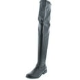 thumbnail image 1 of BAMBOO MONTANA-53 Women's Stretch Side Zipper Snug Fit Thigh High Riding Boots, 1 of 5