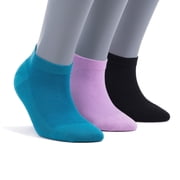 Bambooven Womens Bamboo Ankle Socks - Odor Free & Breathable, 3 pairs, Size 6-9
