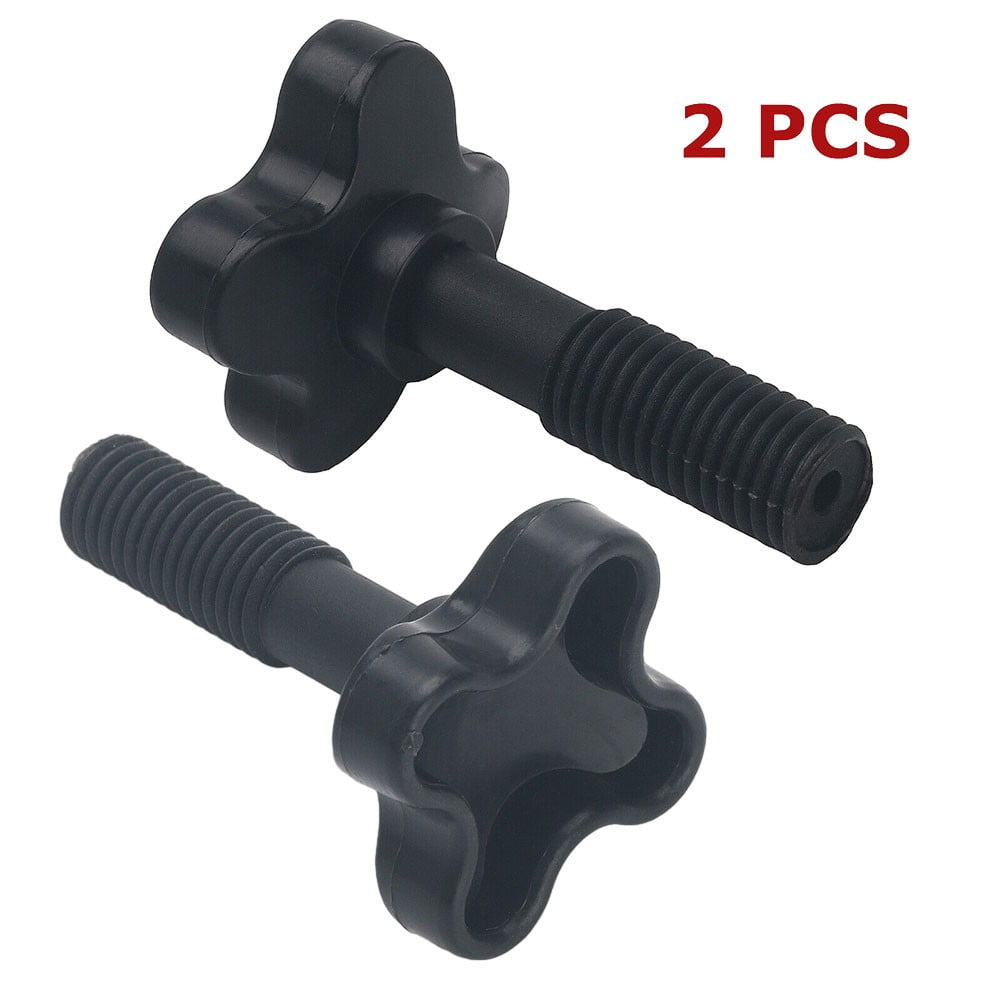 BAMILL 1 Pair Canopy Fixing Screws Bolt Black Plastic Screws for Garden