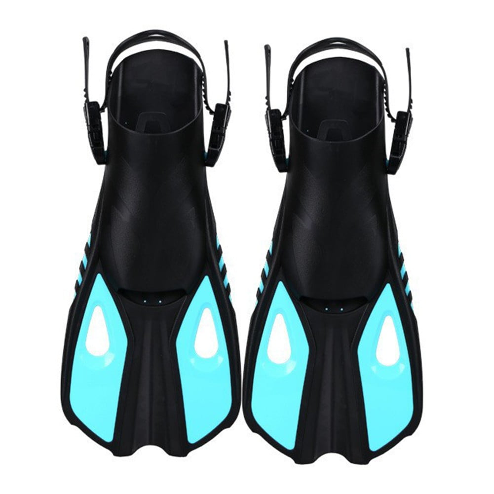 BAMILL 1 Pair Snorkeling Flippers Comfortable Wear-resistant Adjustable ...