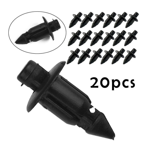 BAMILL 20x 6mm Plastic Rivet Bike Fairing Trim Clips- For Honda for Suzuki