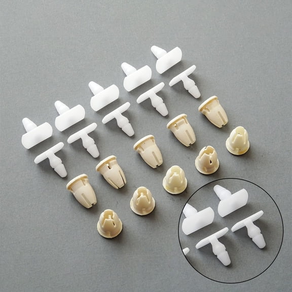 BAMILL 20x Attachment Clips Push Button Grommet Trim Disassembled For Mercedes