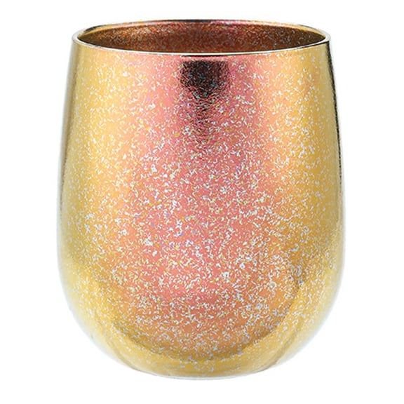 BAMILL 255ml Double-Walled Ti Drinking Cup Coffee Mug Insulated Cup For Camping Picnics Pink