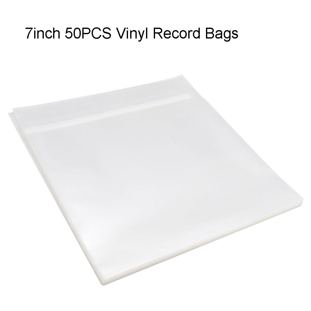 Invest in Vinyl 100 Clear Plastic Protective LP Outer Sleeves 3 Mil. Vinyl Record Sleeves Album Covers 12.75 inch x 12.5 inch Provide Your LP