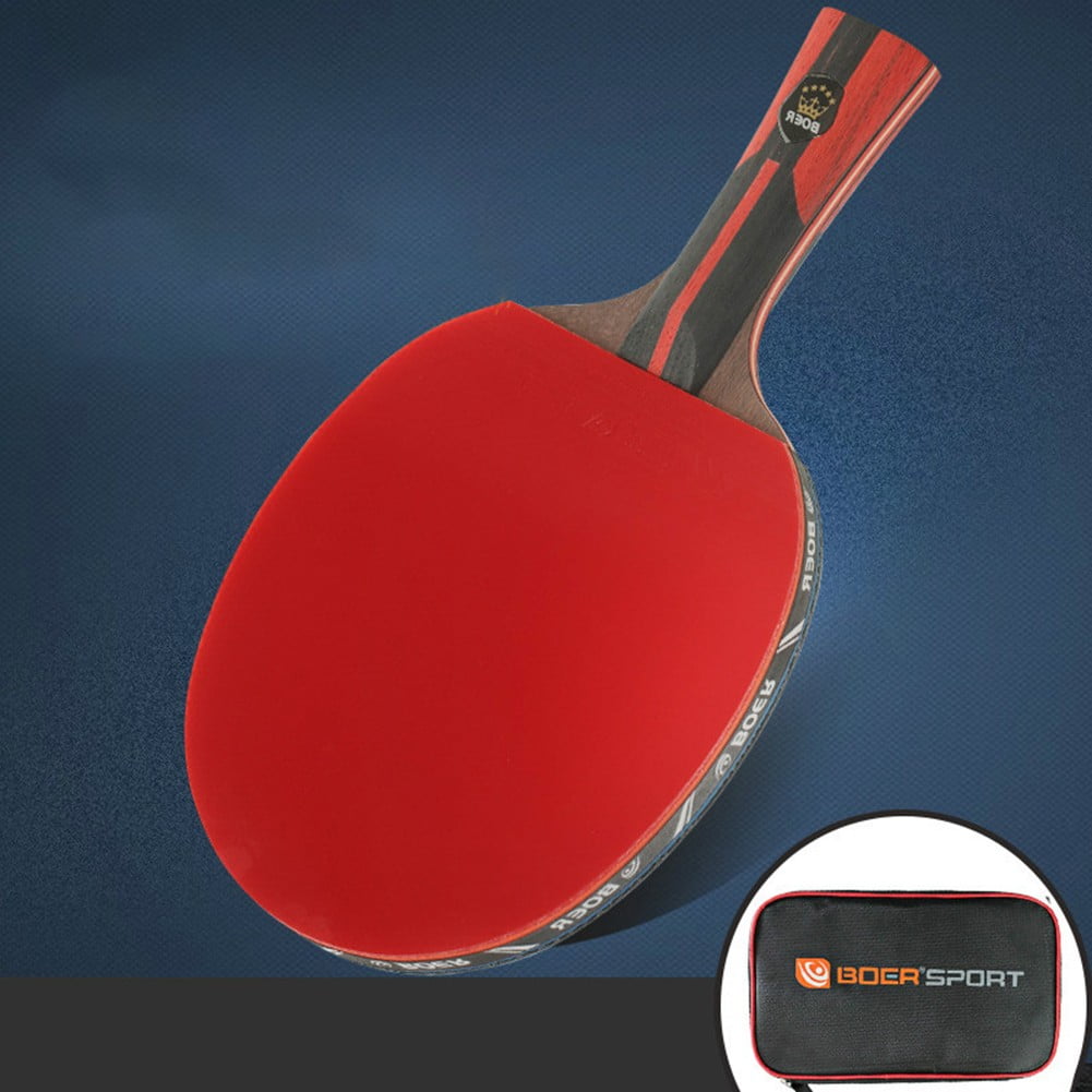 BAMILL 6 Star Spin Control Table Tennis Racket 7 Ply wood Ping Pong Bat Long handl
