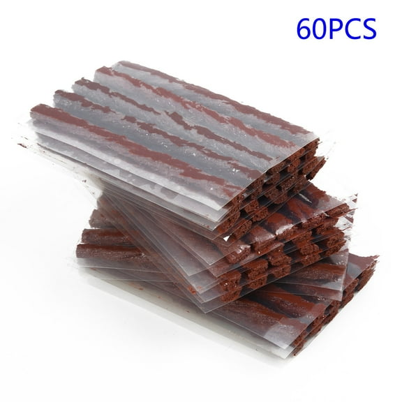 BAMILL 60Pcs Self Vulcanizing Tire Repair Plug Tubeless Seal Patch Car Tyre Maintenance